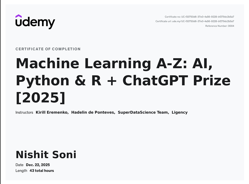 Machine Learning
