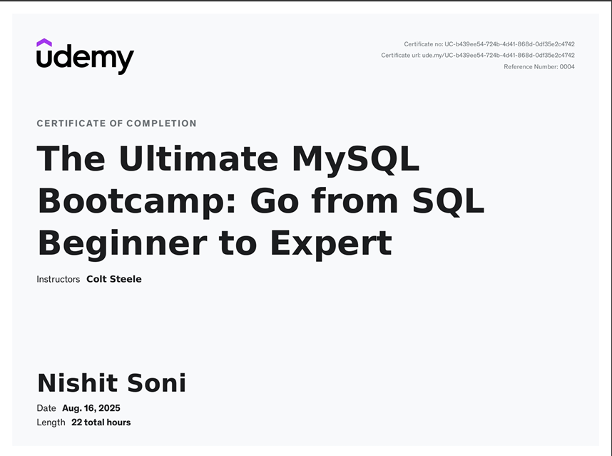 SQL Expert